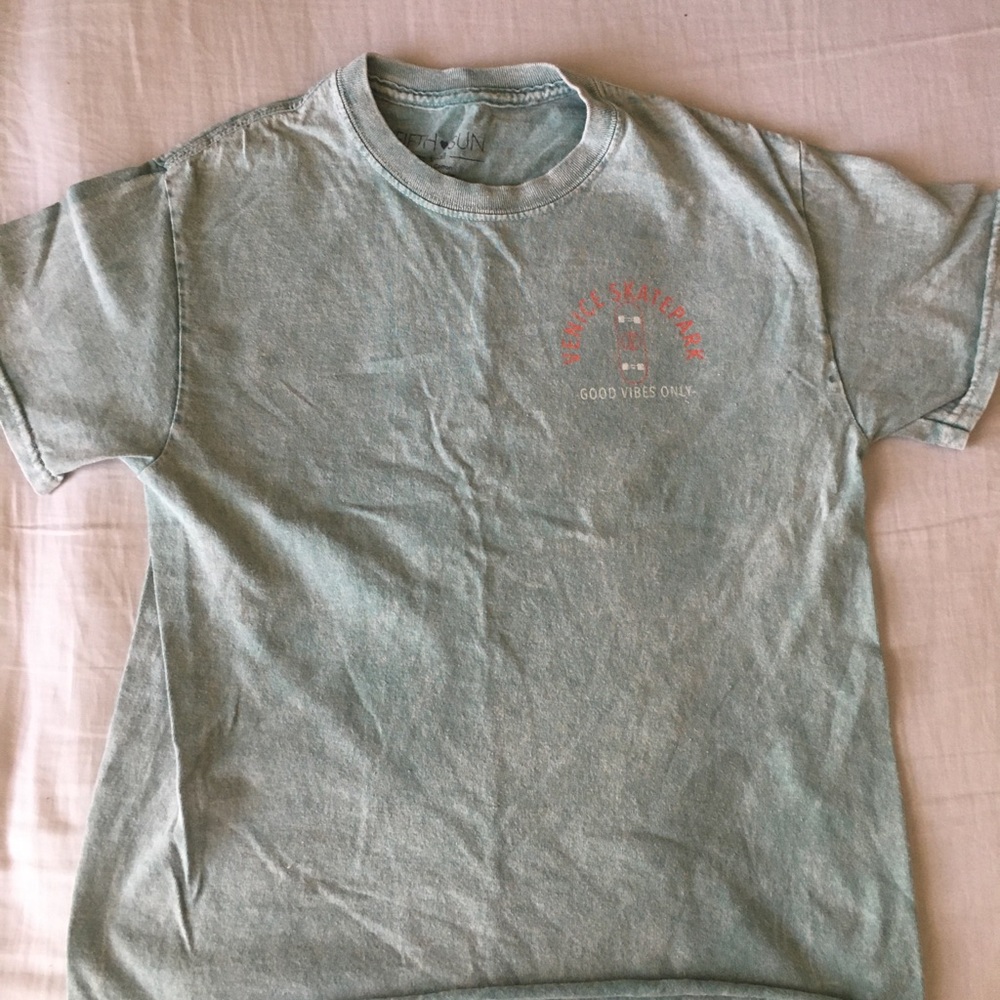 Venice skatepark green shirt